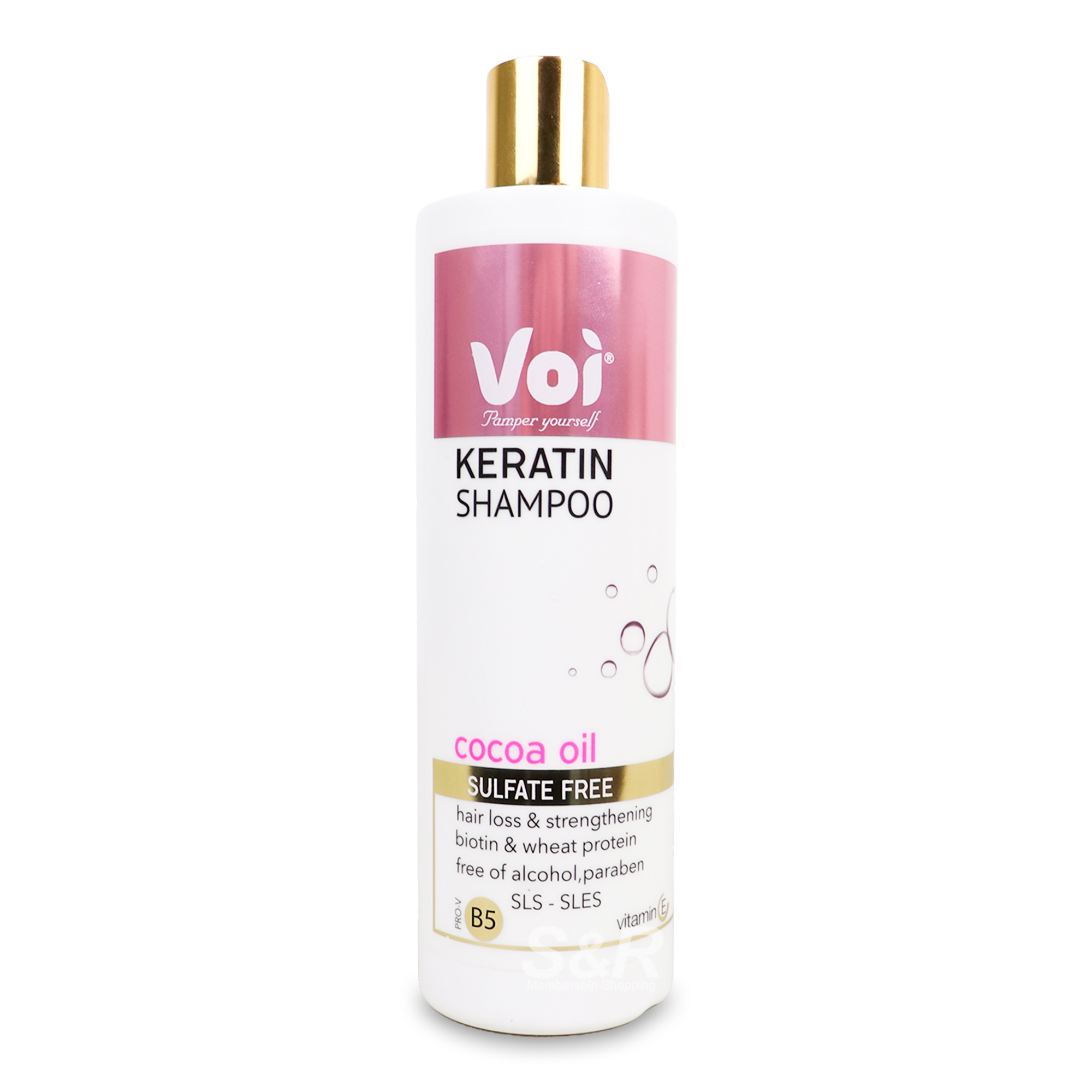 Voi Keratin Shampoo Cocoa Oil 400mL